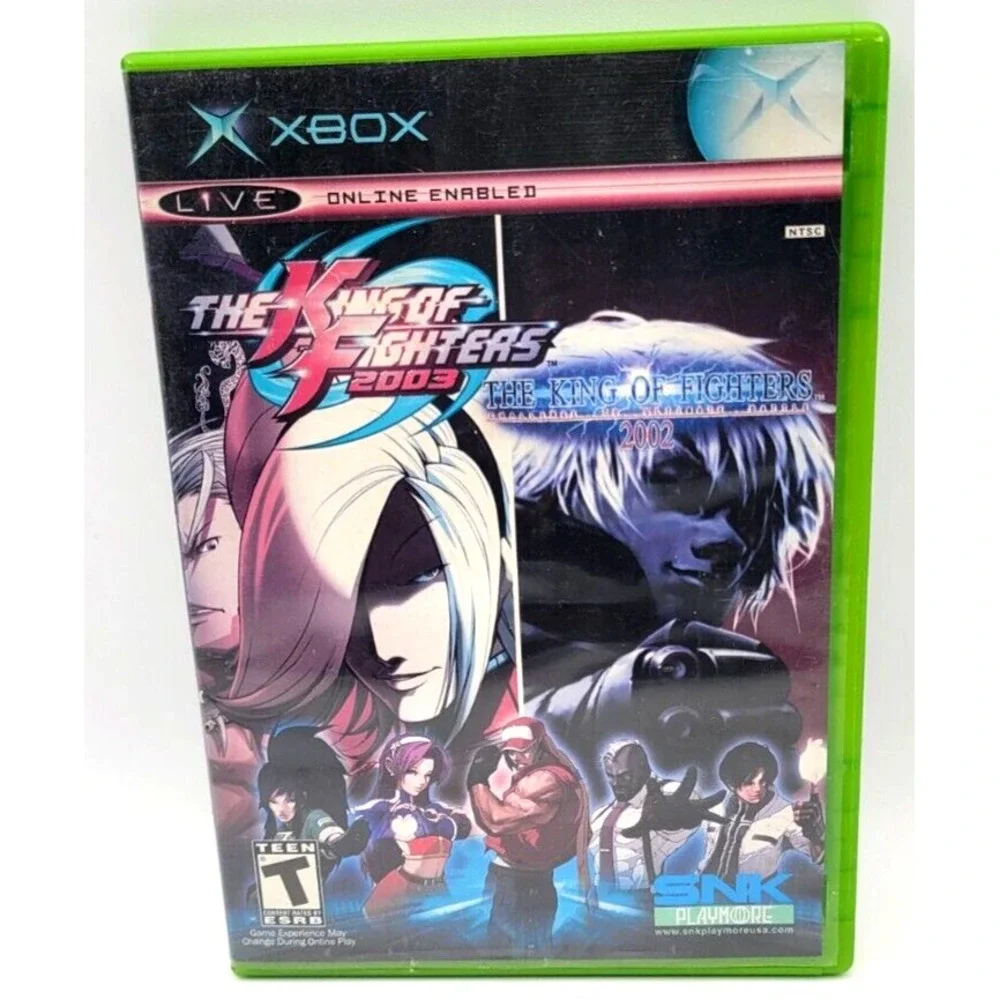 THE KING OF FIGHTERS 2002 & 2003 GAME CASE ONLY XBOX OG **NO GAME**